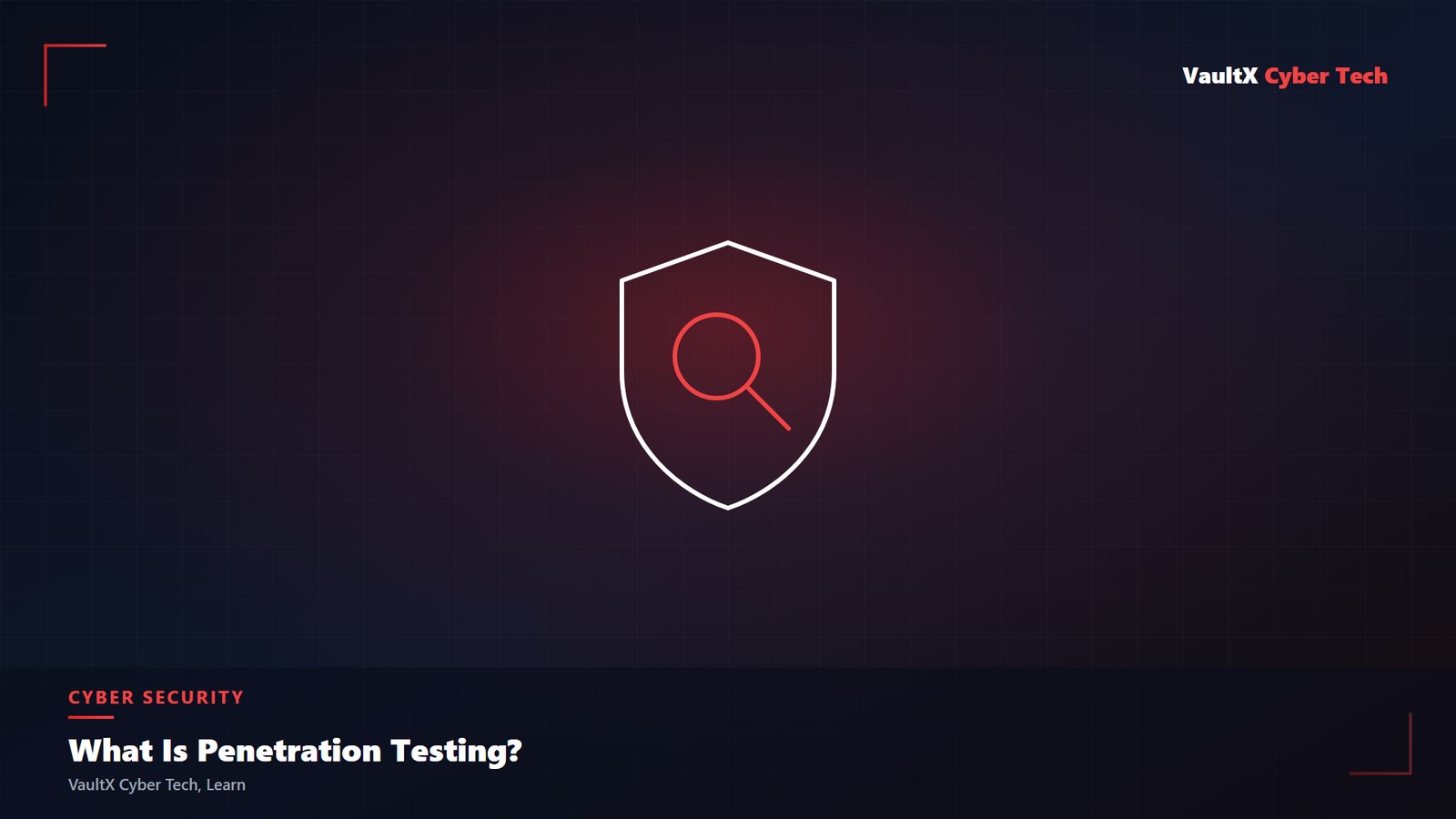 Penetration testing concept illustration