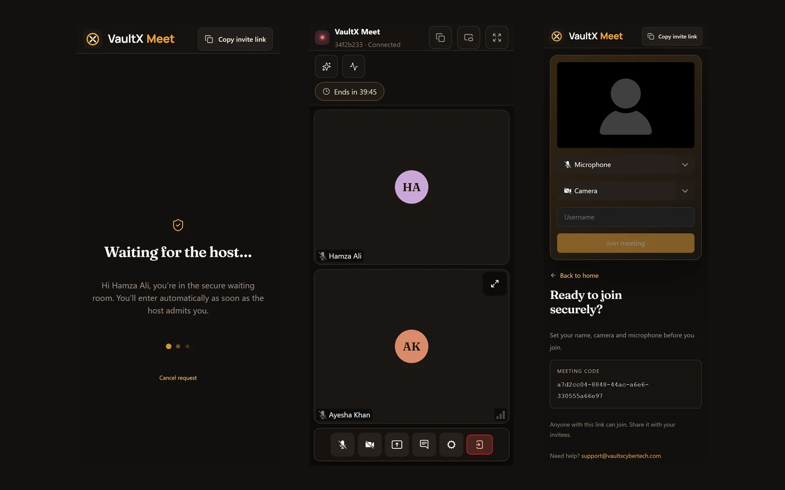 VaultX Meet screenshot 5