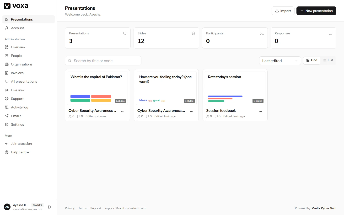 Voxa screenshot 2